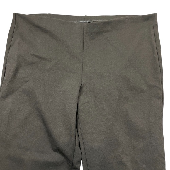 Eileen Fisher Medium Pull On Brown Pants Zipper‎ legs Medium Weight - Picture 5 of 6